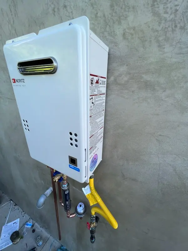 Tankless water heater installation for Smithfields homes